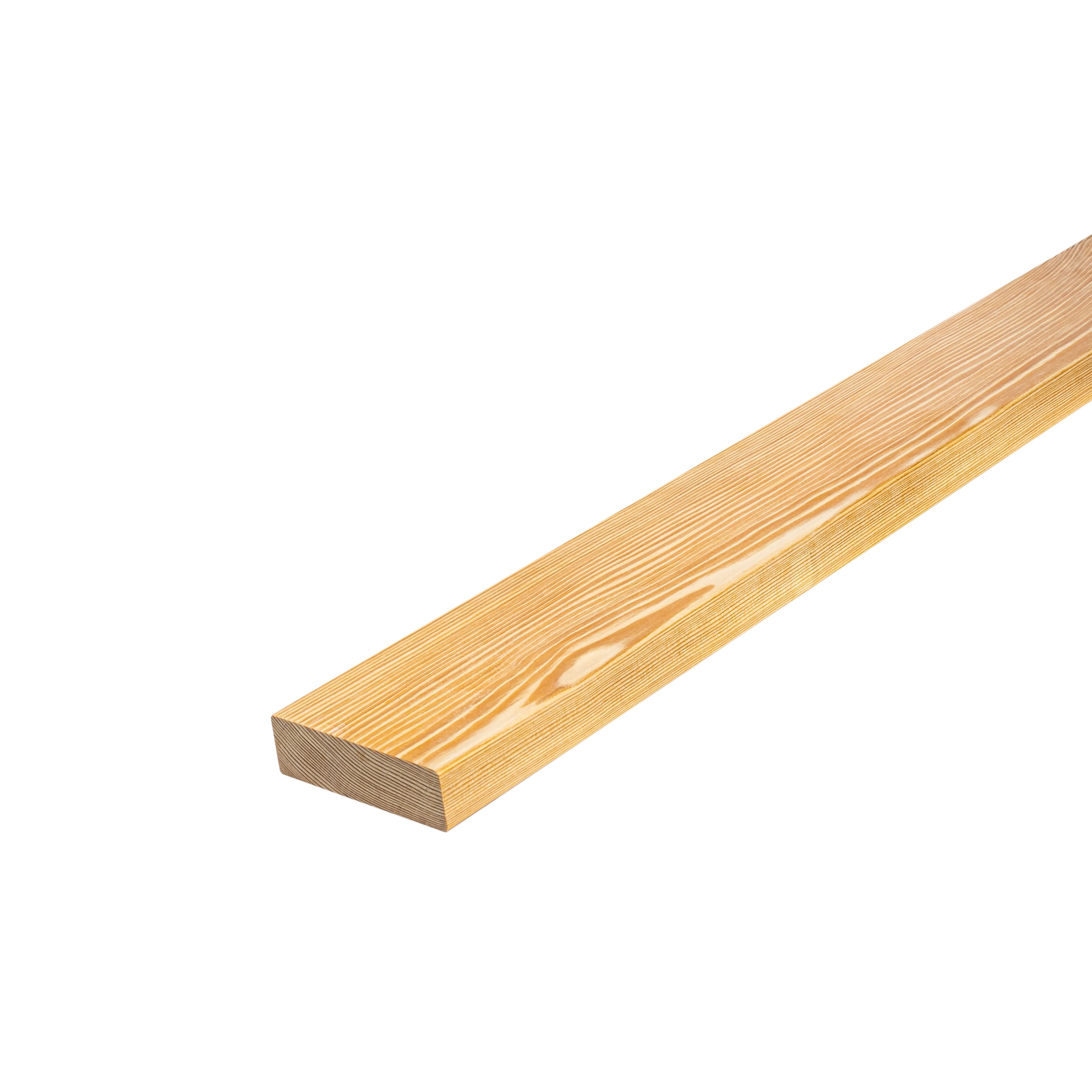 Террасная доска палубная (гладкая) 28х95х4000мм, лиственница, сорт AB 1