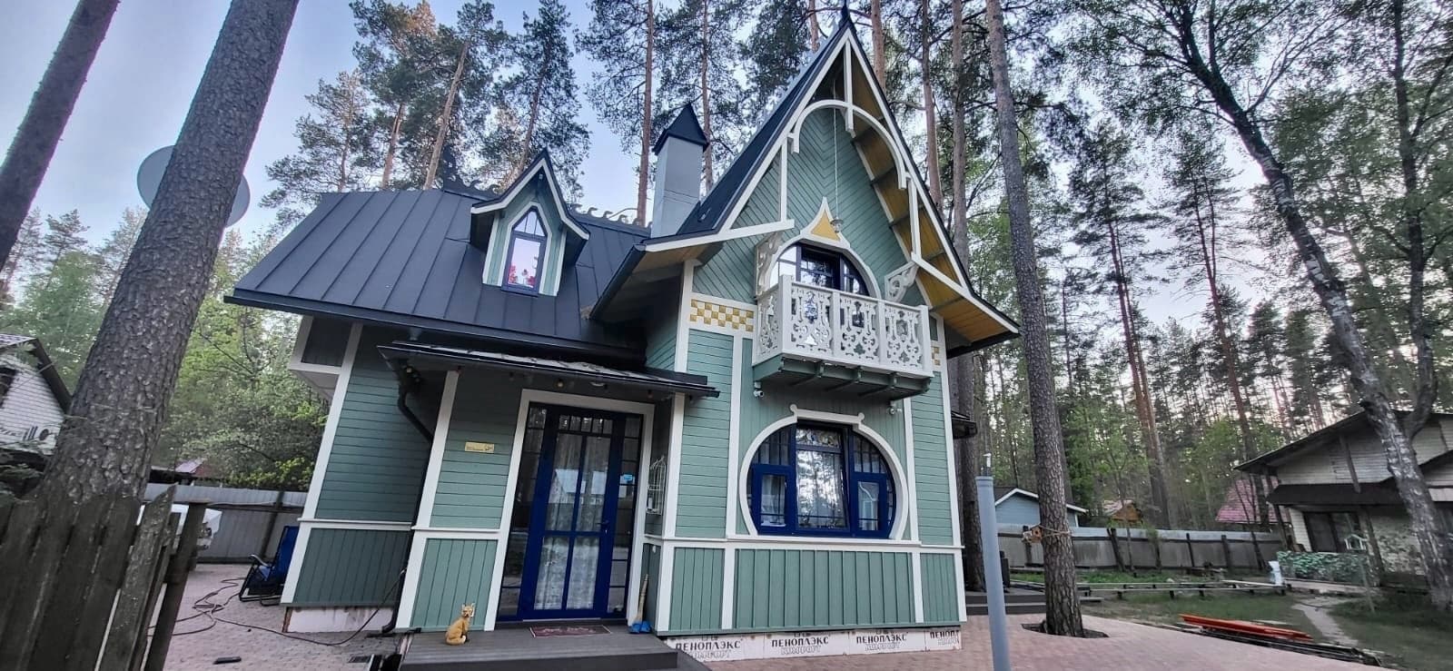 Отделка фасада частного дома