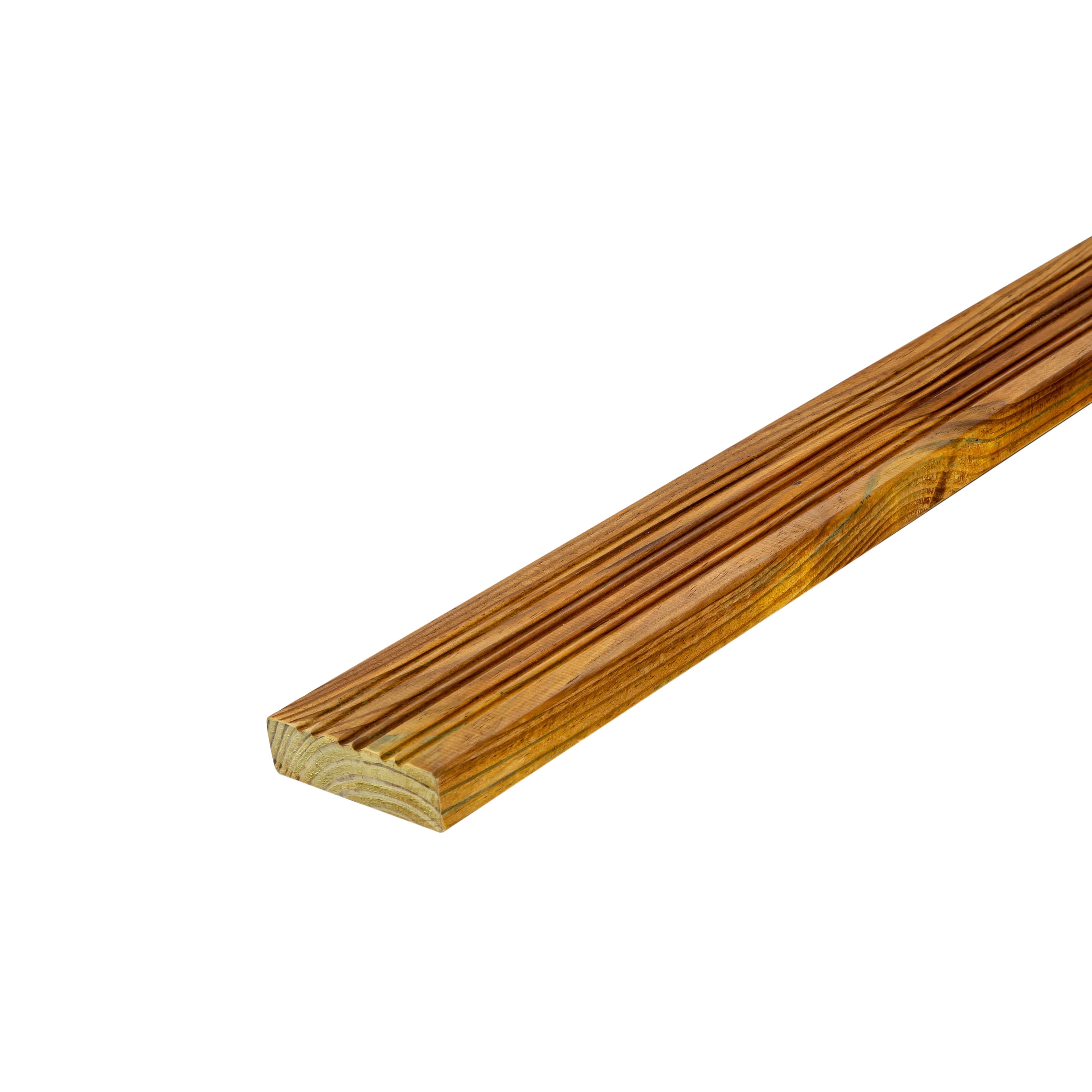 Террасная доска яхтенная (для пирсов) 28х120х6000 мм, сосна, сорт AB, импрегнированная 1