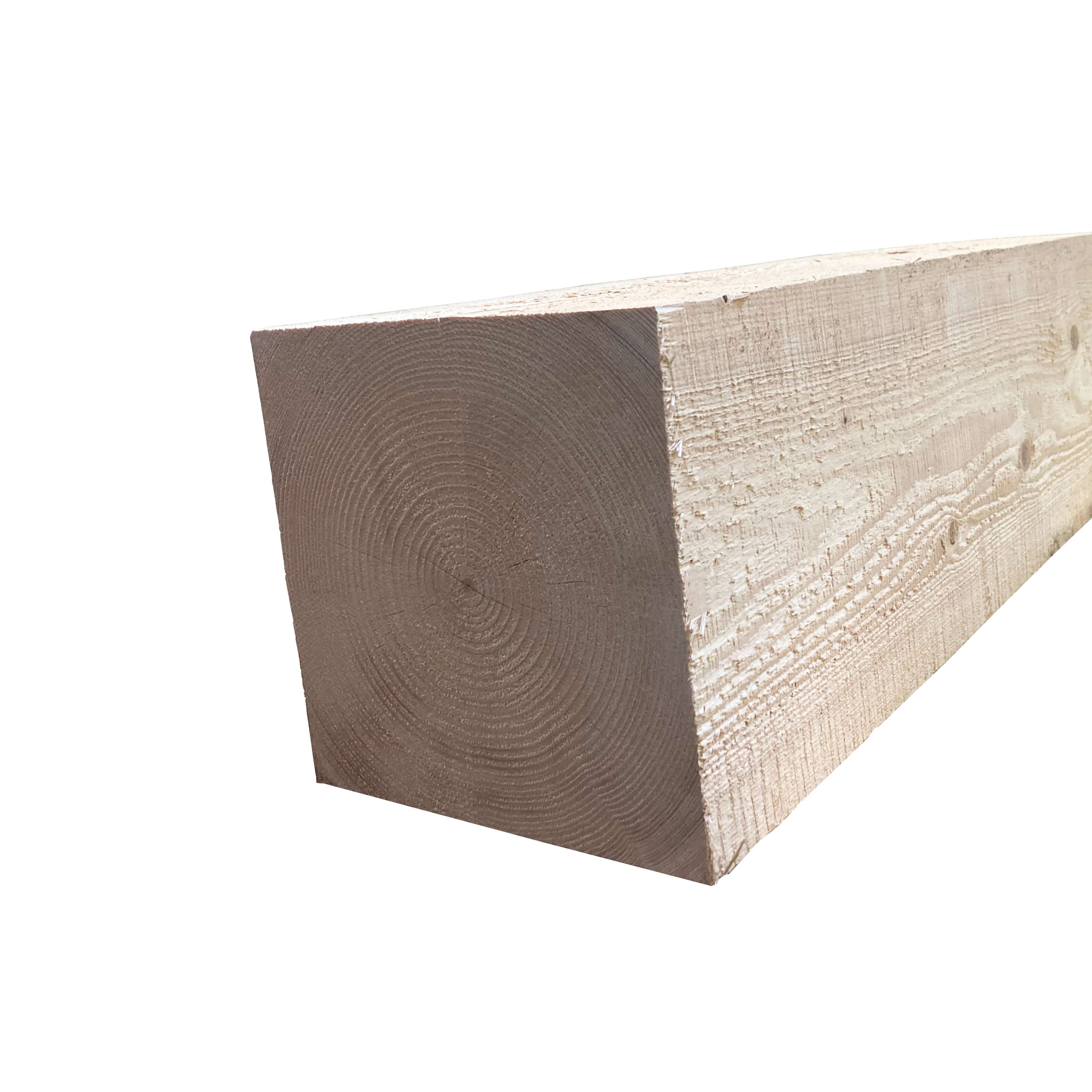 Брус обрезной естественной влажности 200х200х6000 мм, хвоя (сосна, ель), сорт 1-2 1