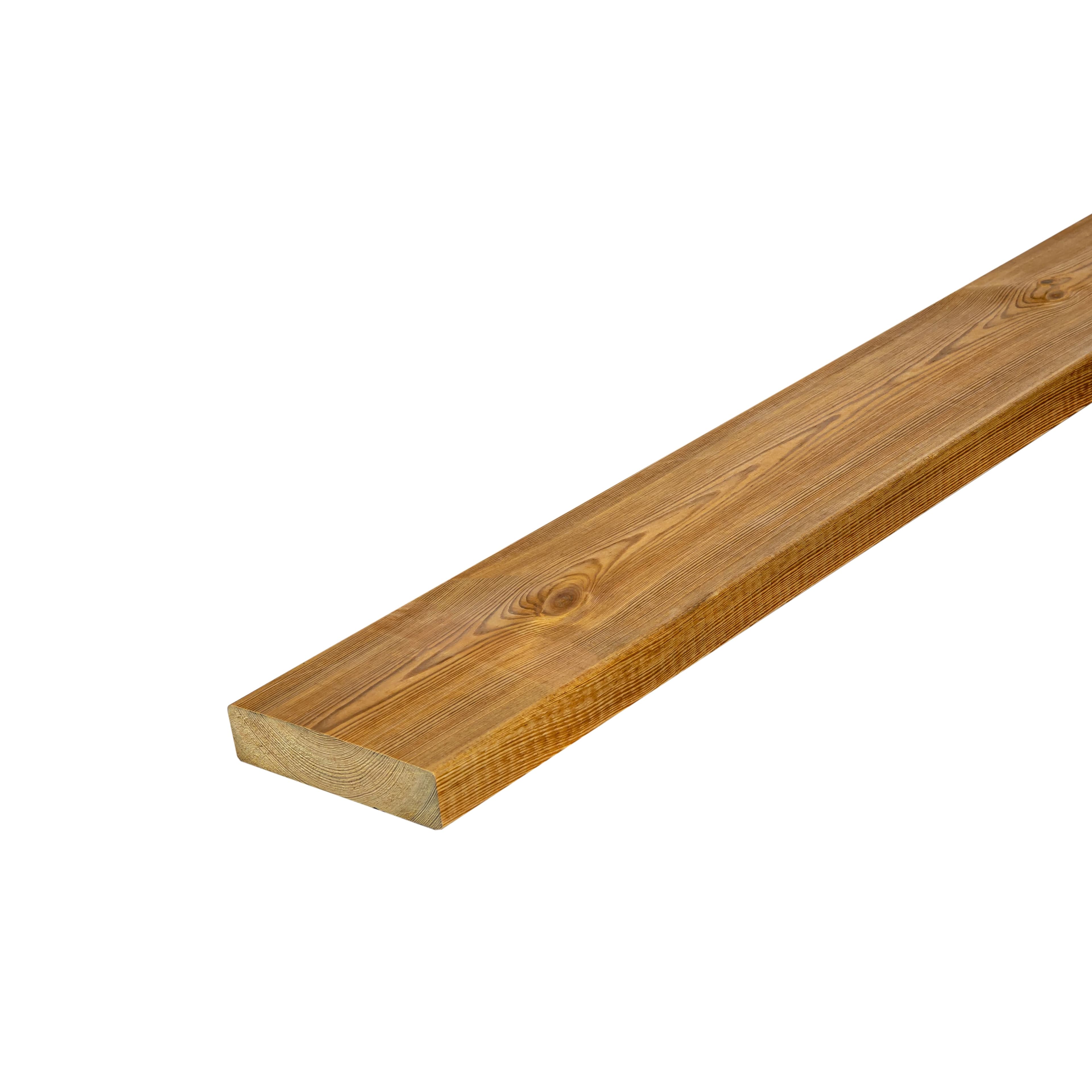 Террасная доска палубная (гладкая) 28х120х6000 мм, сосна, сорт AB, импрегнированная 1