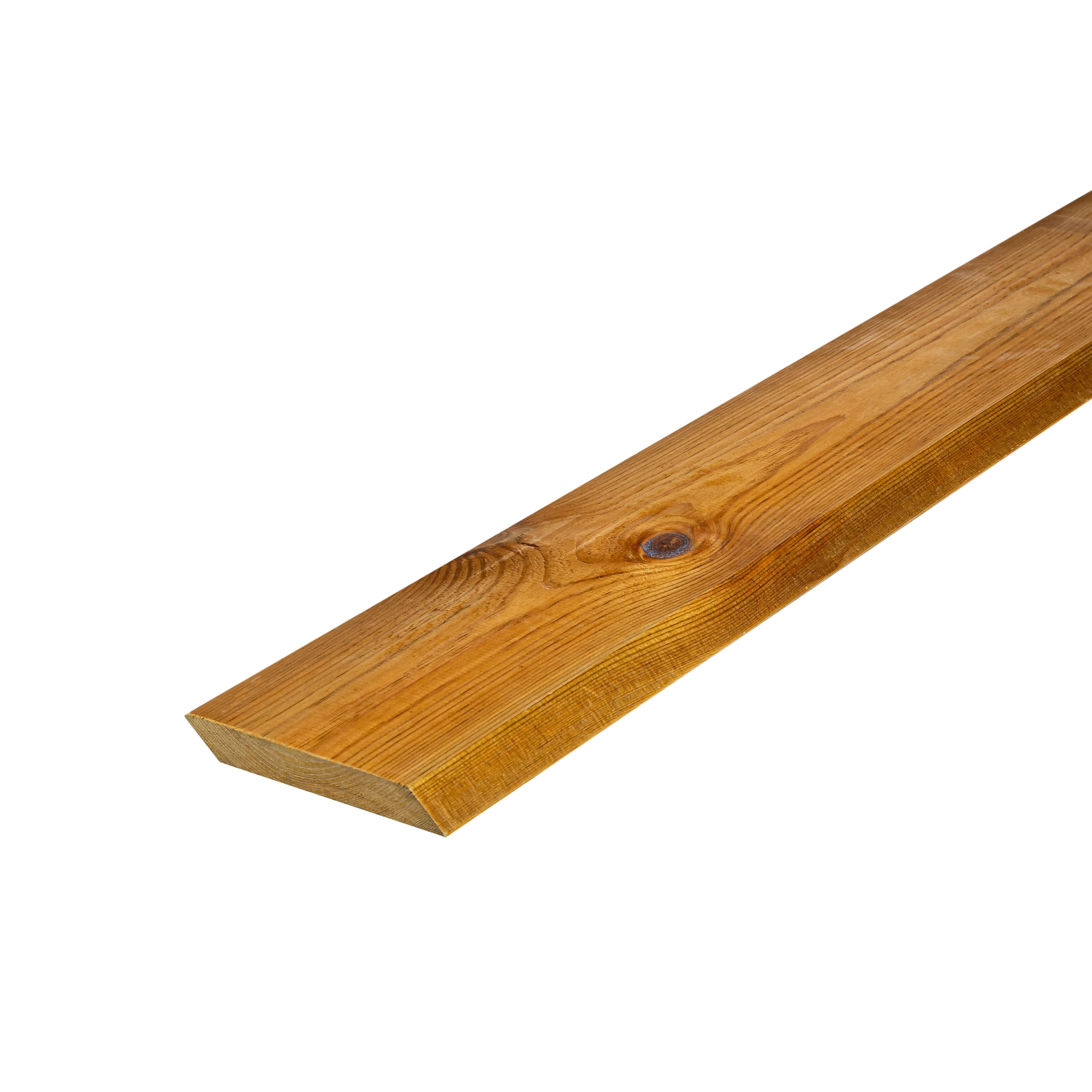 Планкен (фасадная доска) скошенный 20х145х6000 мм, сосна, сорт AB, импрегнированный 1