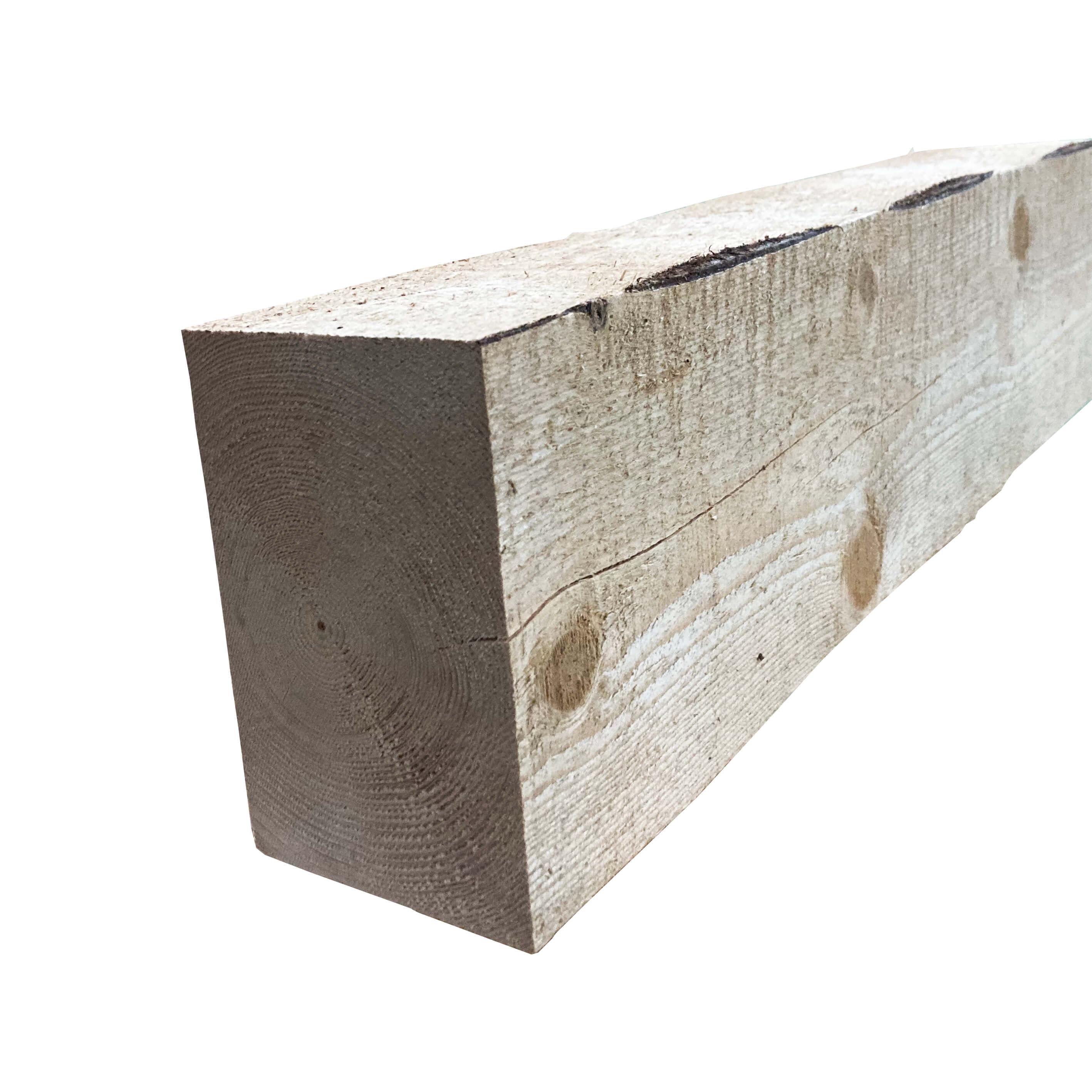 Брус обрезной сухой (14-16%) 100х150х6000 мм, хвоя (сосна, ель), сорт 1-2 1