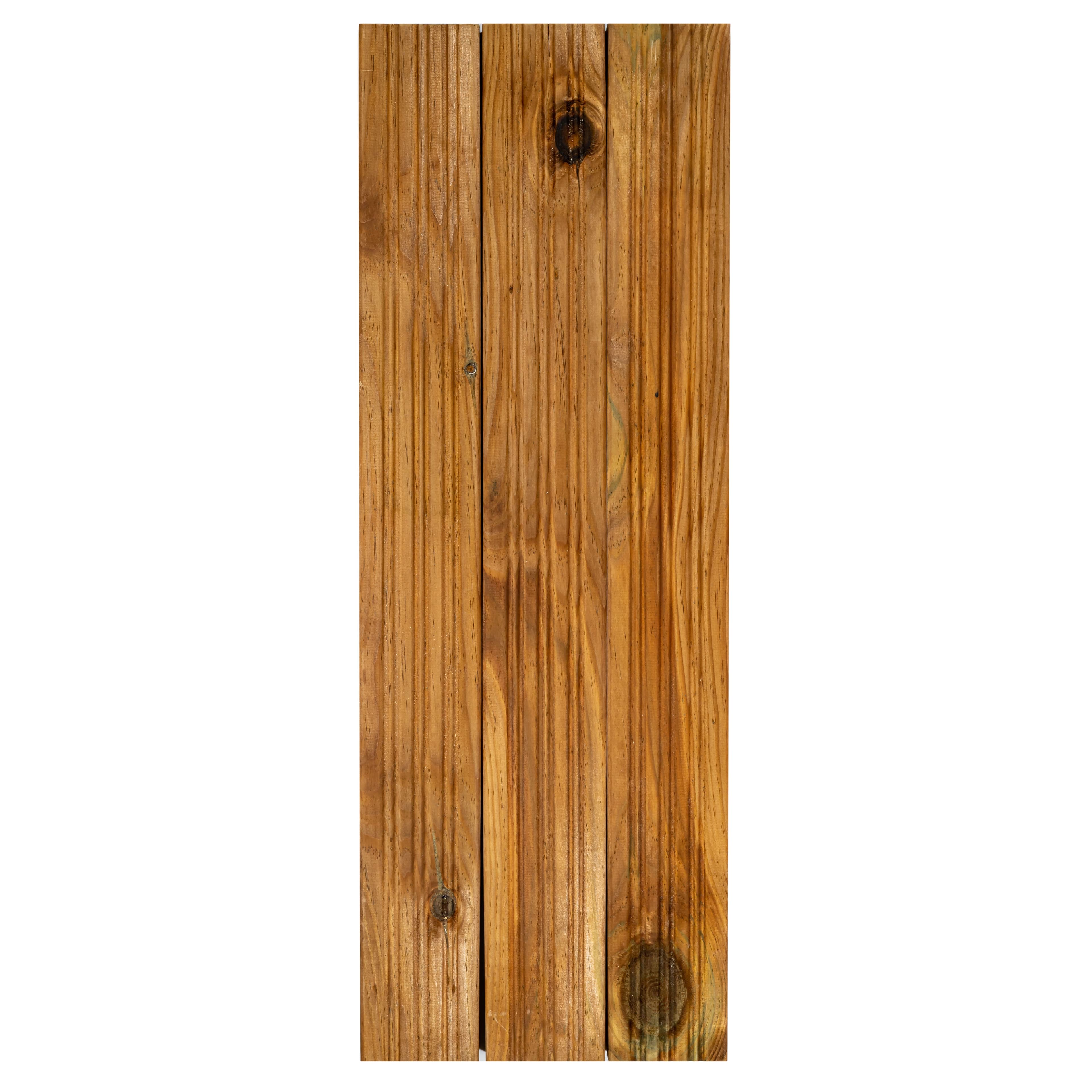 Террасная доска яхтенная (для пирсов) 28х95х6000 мм, сосна, сорт AB, импрегнированная 3