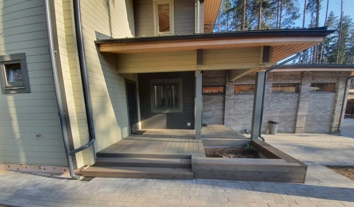 Терраса в загородном доме