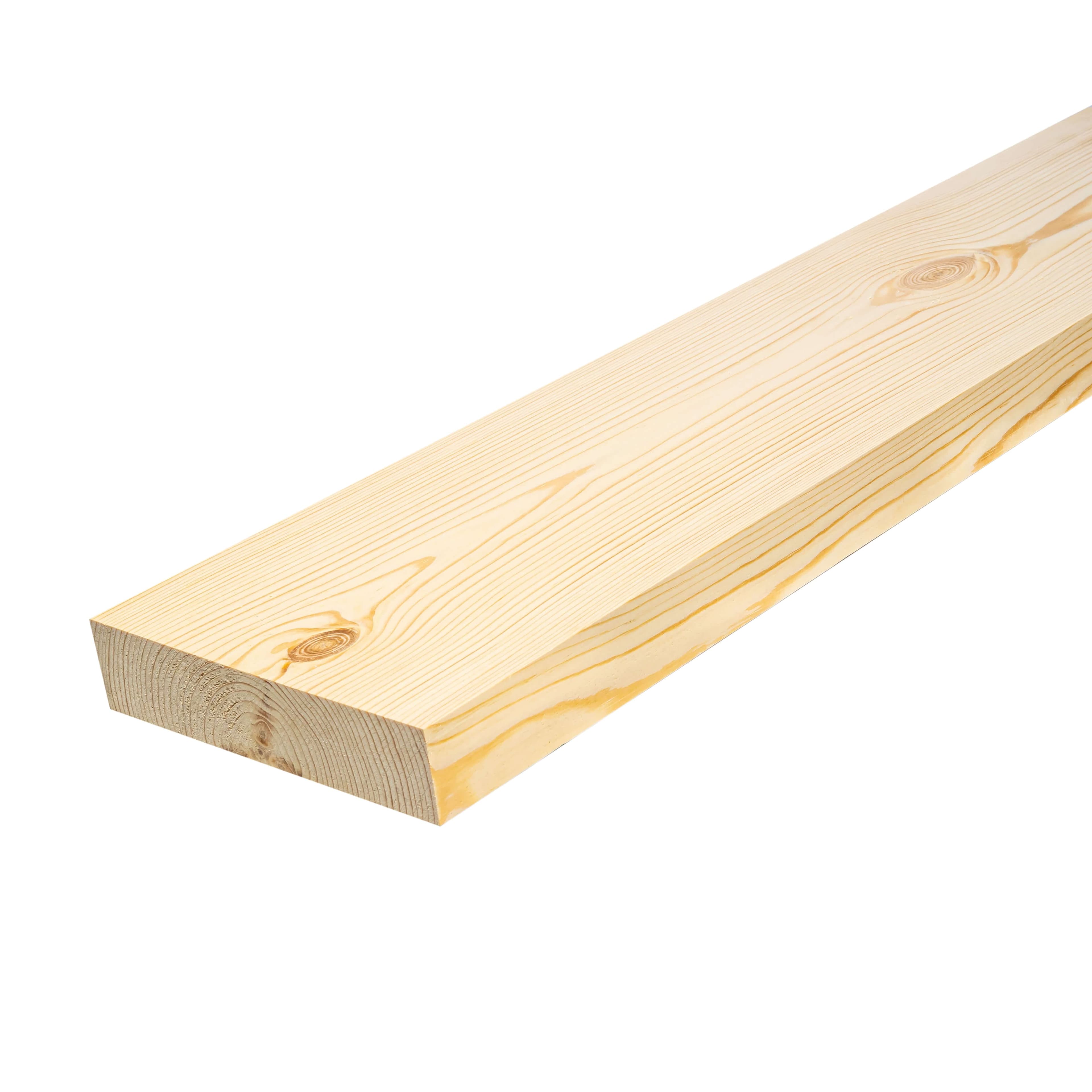 Доска калиброванная сухая (14-16%) 50х200х6000 мм, хвоя (сосна, ель), сорт 1-2 1