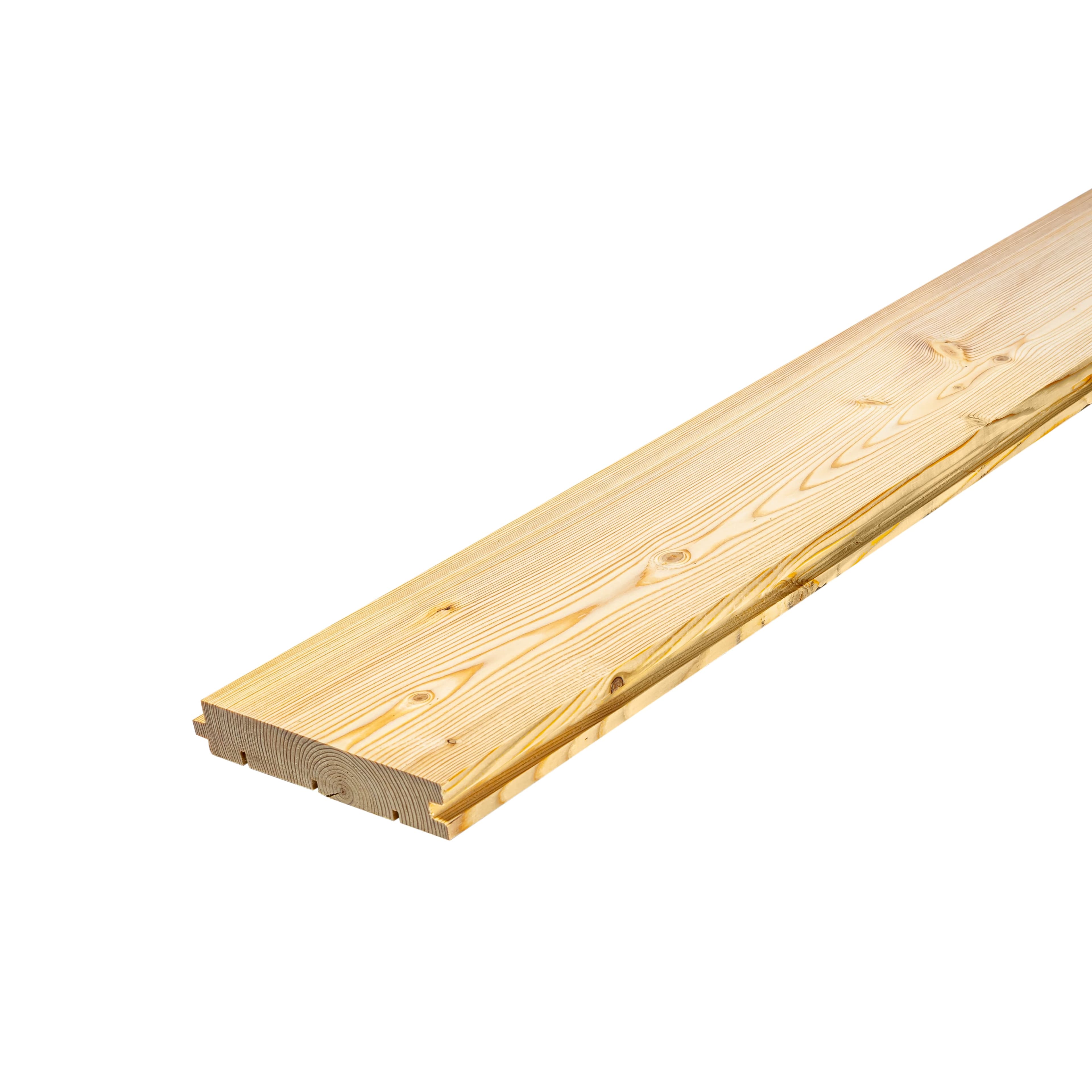 Шпунтованная доска для пола 28х145х4000 мм, лиственница, сорт AB 1