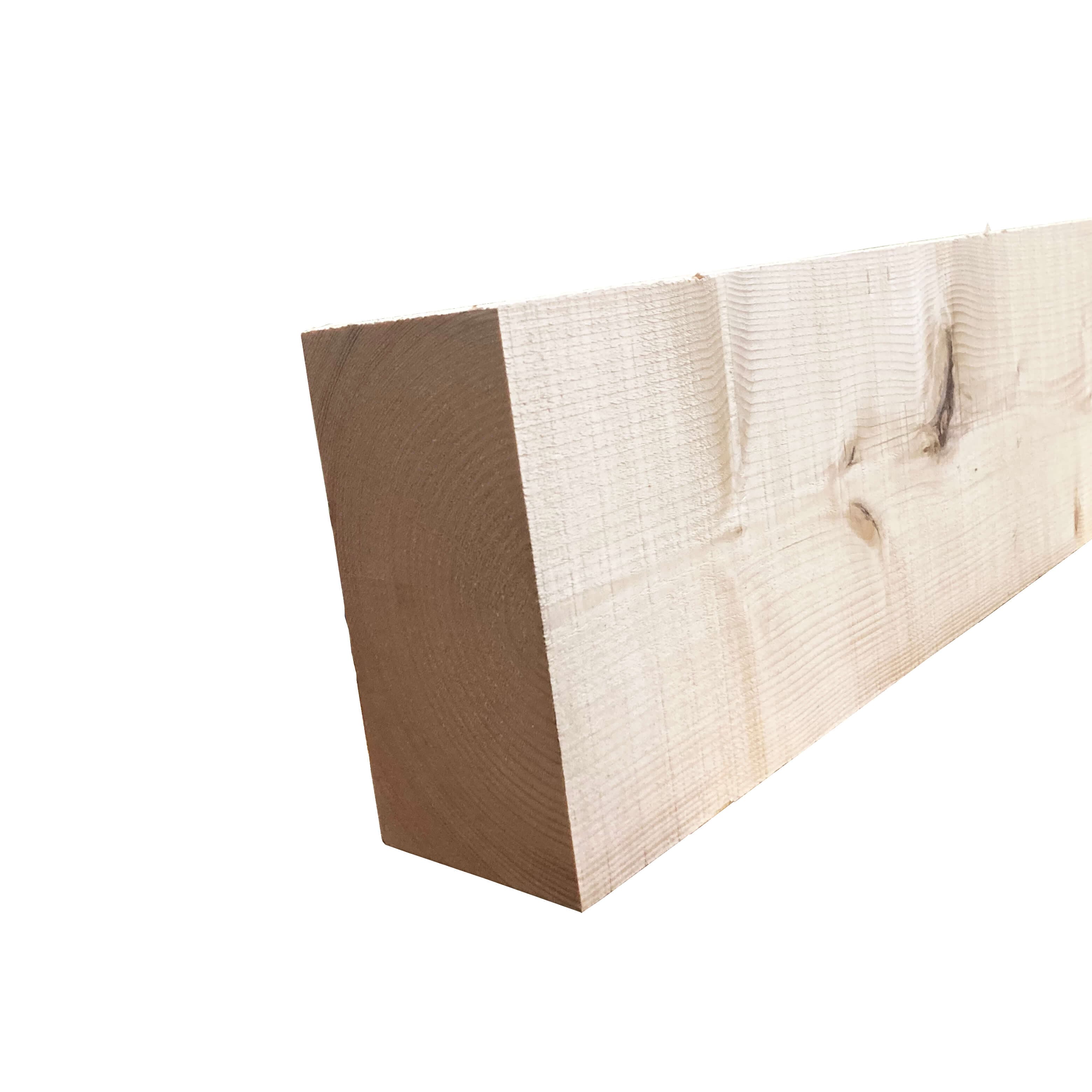 Брус обрезной естественной влажности 100х200х6000 мм, хвоя (сосна, ель), сорт 1-2 1