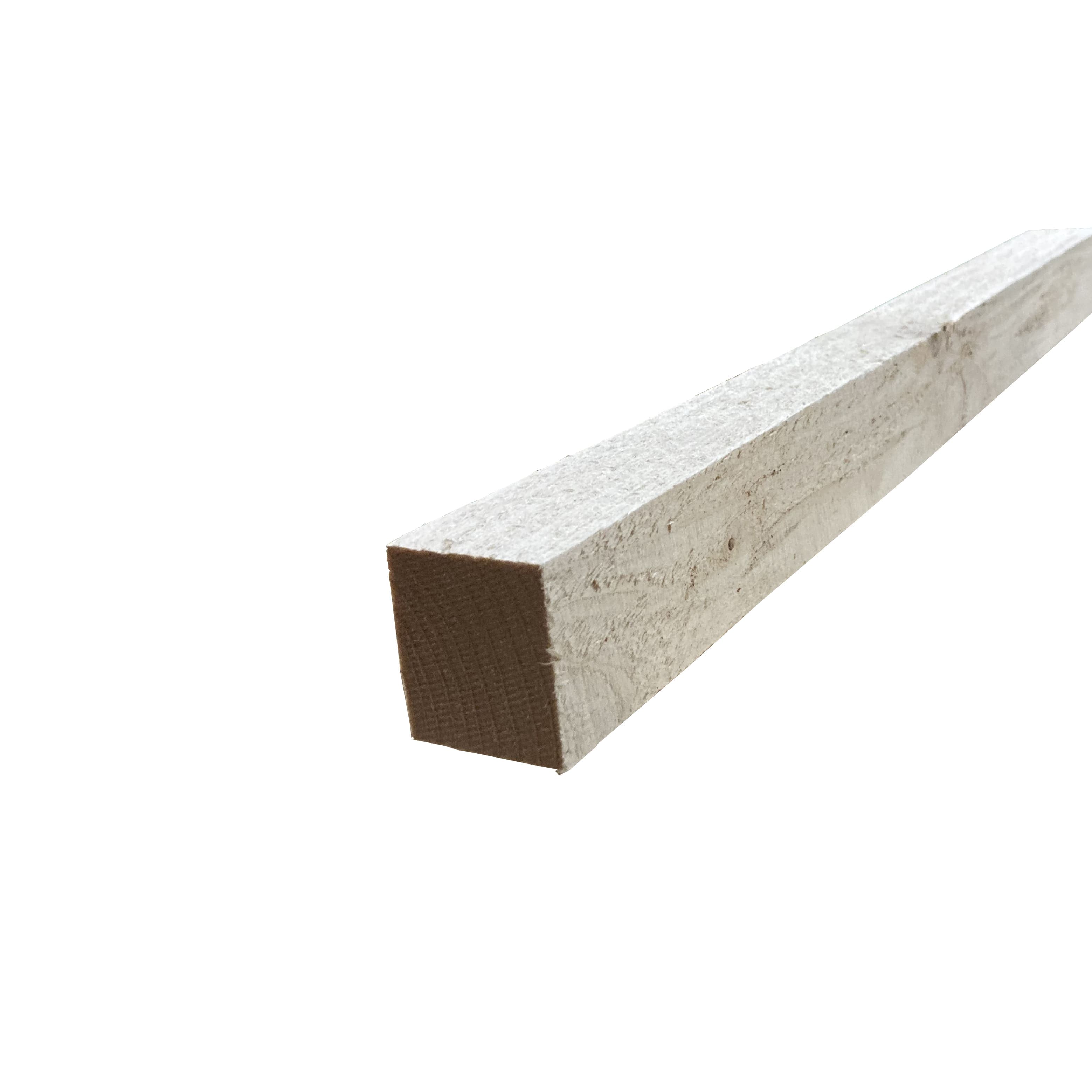 Брусок обрезной сухой (14-16%) 50х50х6000мм, хвоя (сосна, ель), сорт 1-2 1