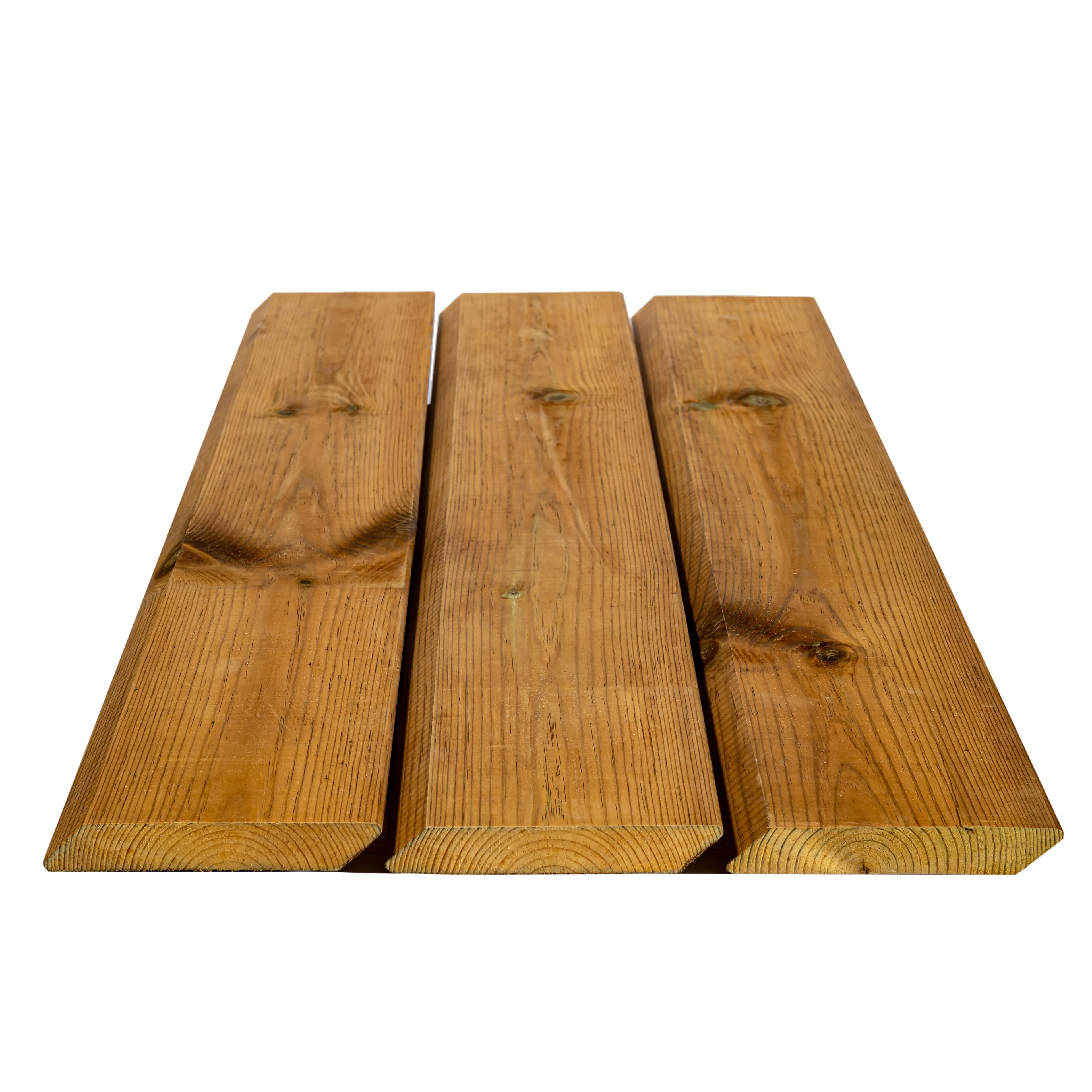 Планкен (фасадная доска) скошенный 20х120х6000 мм, сосна, сорт AB, импрегнированный 2